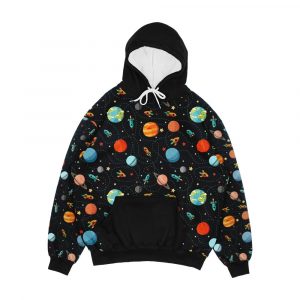 Space Adventure Men's All-Over-Print Hoodie