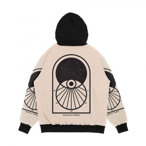 Alternative view of Space And Time Men's All-Over-Print Hoodie