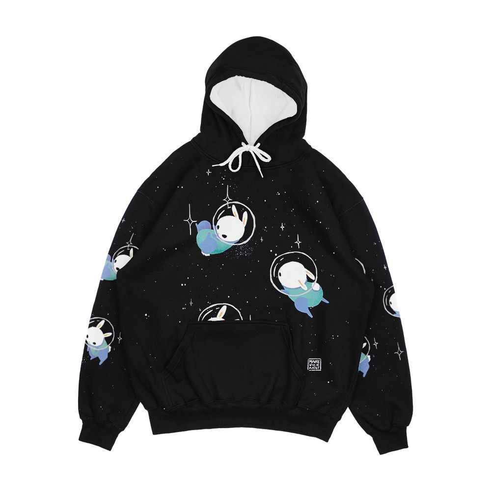 Space Bunnies Men's All-Over-Print Hoodie