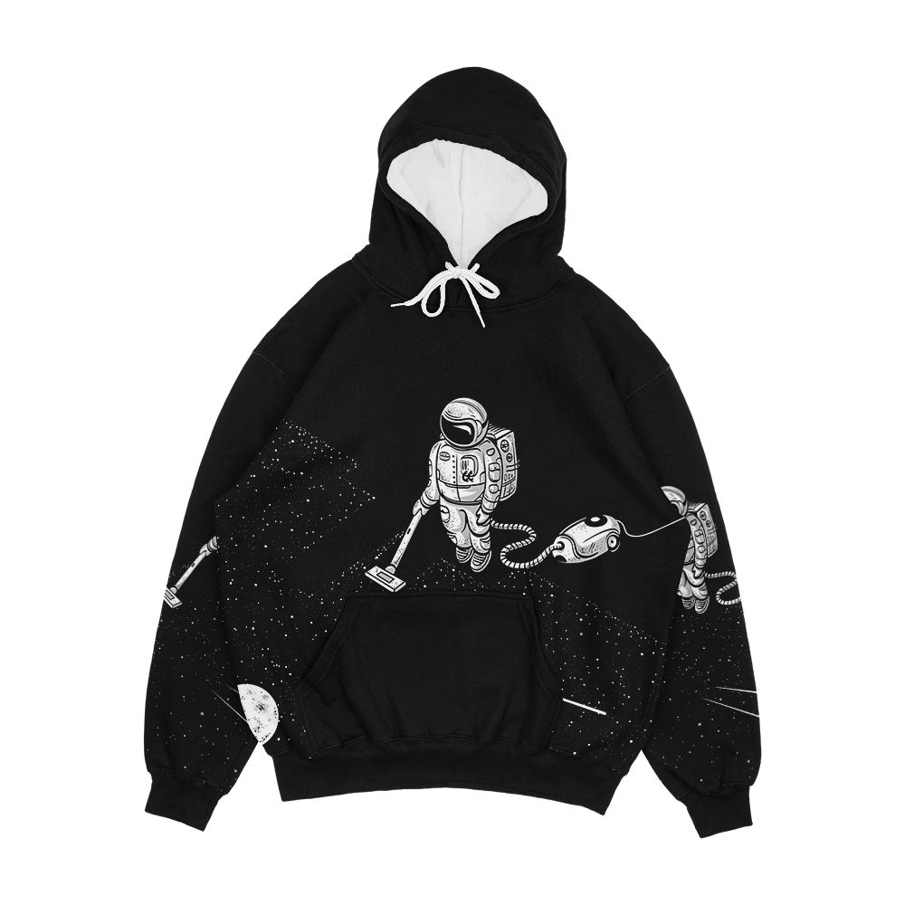 Space Cleaner Men's All-Over-Print Hoodie