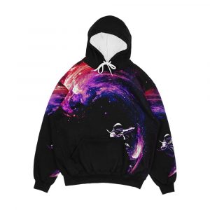 Space Surfing Ii Men's All-Over-Print Hoodie