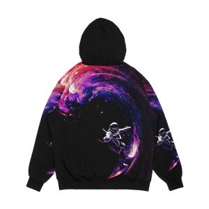 Alternative view of Space Surfing Ii Men's All-Over-Print Hoodie