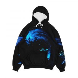 Space Surfing Men's All-Over-Print Hoodie