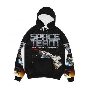 Space Team Cover Men's All-Over-Print Hoodie