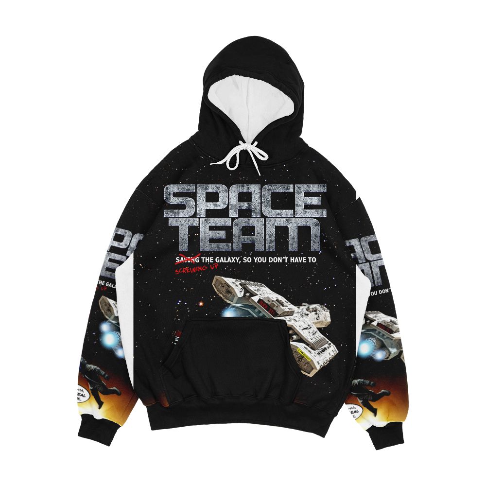 Space Team Cover Men's All-Over-Print Hoodie