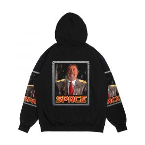Alternative view of Space Tim Curry Meme Men's All-Over-Print Hoodie