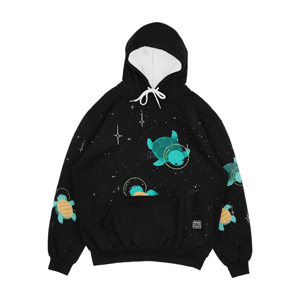 Space Turtles Men's All-Over-Print Hoodie