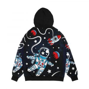 Alternative view of Space Walk Men's All-Over-Print Hoodie