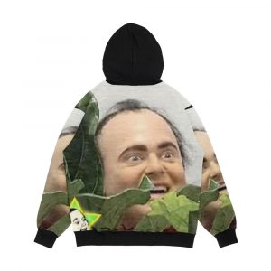 Alternative view of Spagett Spooked Ya Men's All-Over-Print Hoodie