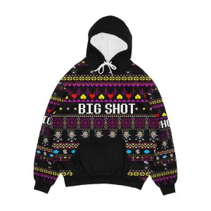 Spamton s Big Shot Kromer Krismas Men's All-Over-Print Hoodie