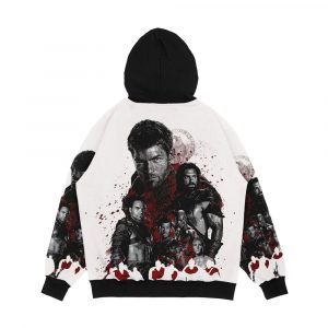 Alternative view of Spartacus And His Rebel Leaders Men's All-Over-Print Hoodie