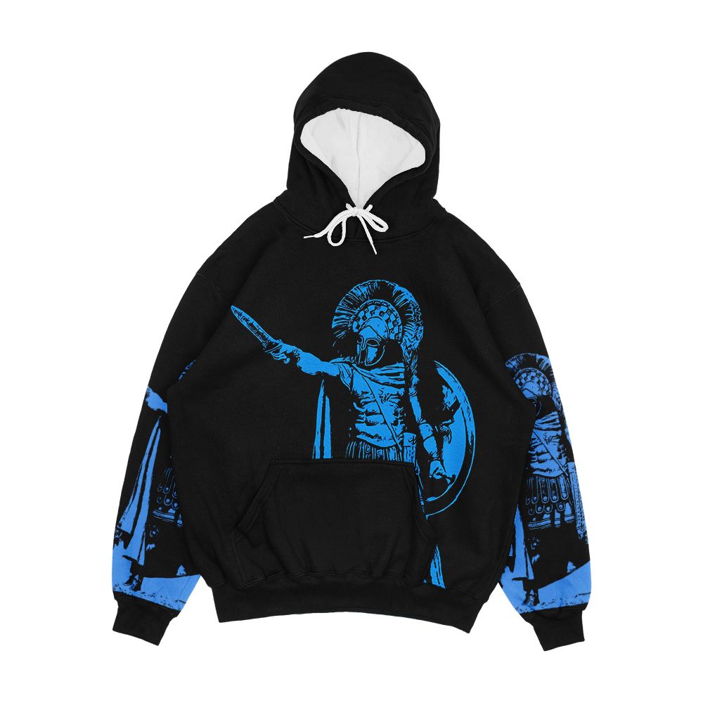 Spartan Hoplite Warrior Men's All-Over-Print Hoodie