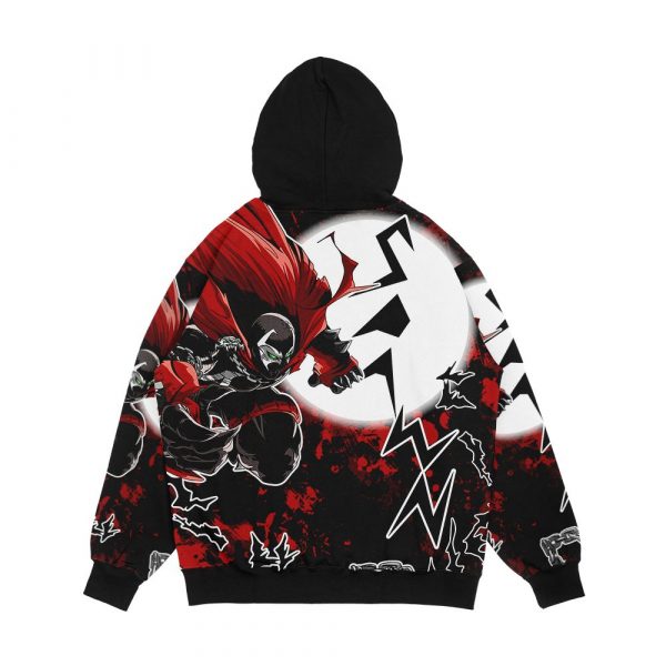 Spawn All Over Red Men's All-Over-Print Hoodie - Image 2