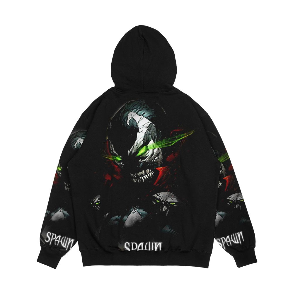 Spawn Rage Lithium Green Men's All-Over-Print Hoodie - Image 2