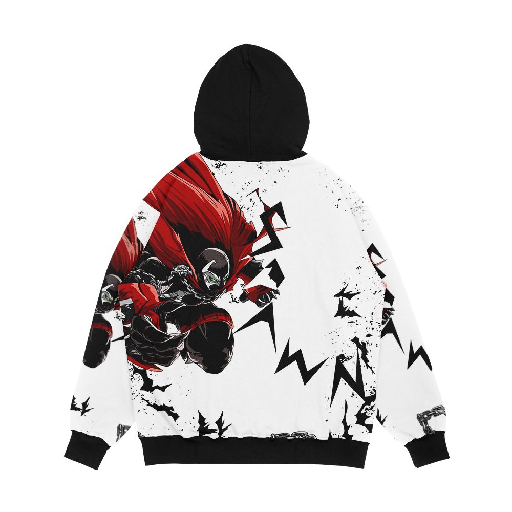 Spawn Sublime White Men's All-Over-Print Hoodie - Image 2