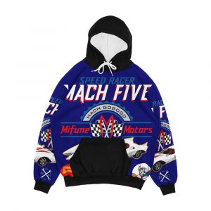 Speed Racer Mach 5 Mifune Motors Men's All-Over-Print Hoodie