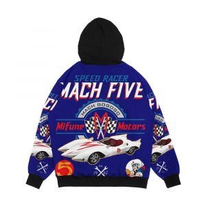 Alternative view of Speed Racer Mach 5 Mifune Motors Men's All-Over-Print Hoodie