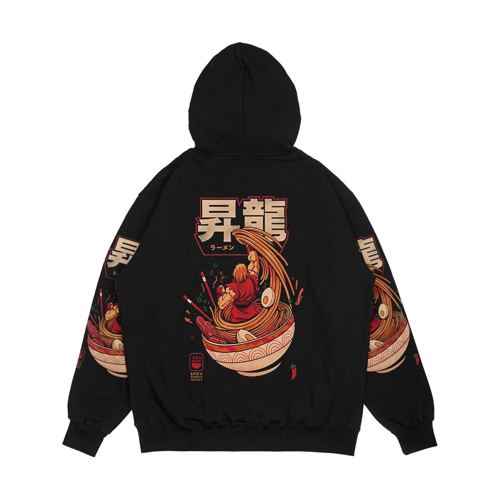 Spicy Shoryu Noodles Men's All-Over-Print Hoodie - Image 2