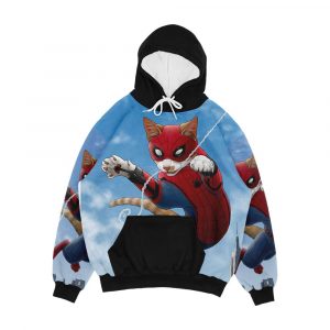 Spider Cat Men's All-Over-Print Hoodie