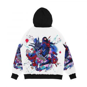 Alternative view of Spider Verse Men's All-Over-Print Hoodie