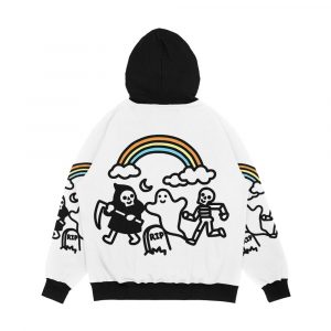 Alternative view of Spooky Pals Men's All-Over-Print Hoodie