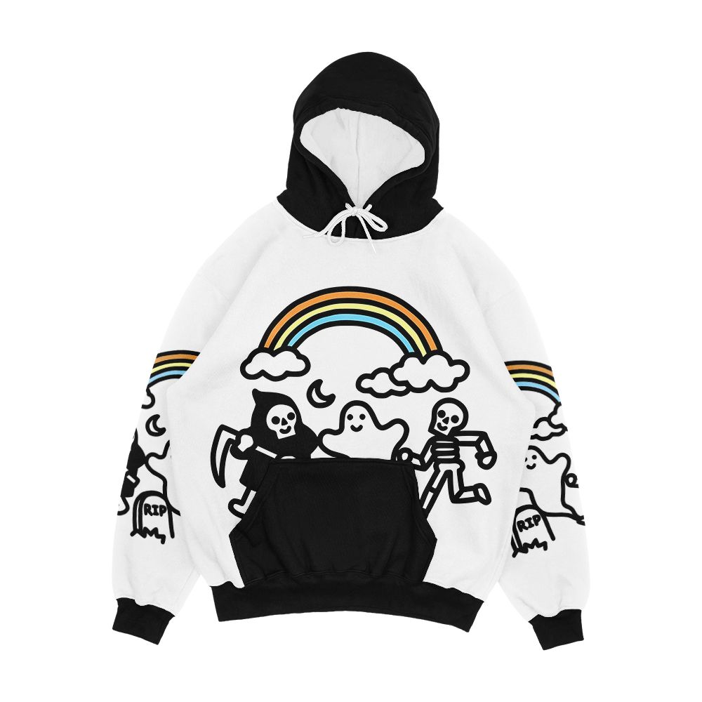 Spooky Pals Men's All-Over-Print Hoodie