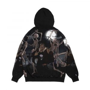 Alternative view of Spooky Scary Skeletons Men's All-Over-Print Hoodie
