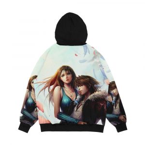 Alternative view of Squall Leonhart And Rinoa Heartilly Men's All-Over-Print Hoodie