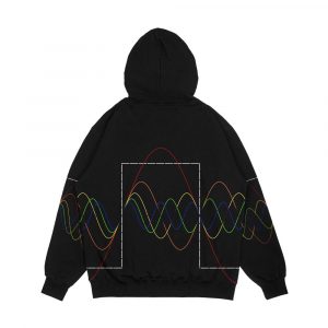 Alternative view of Square Wave Fourier Transform Night Edition Men's All-Over-Print Hoodie