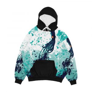 Squid Splash Men's All-Over-Print Hoodie