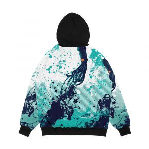 Alternative view of Squid Splash Men's All-Over-Print Hoodie