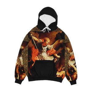 St Michael Archangel Men's All-Over-Print Hoodie