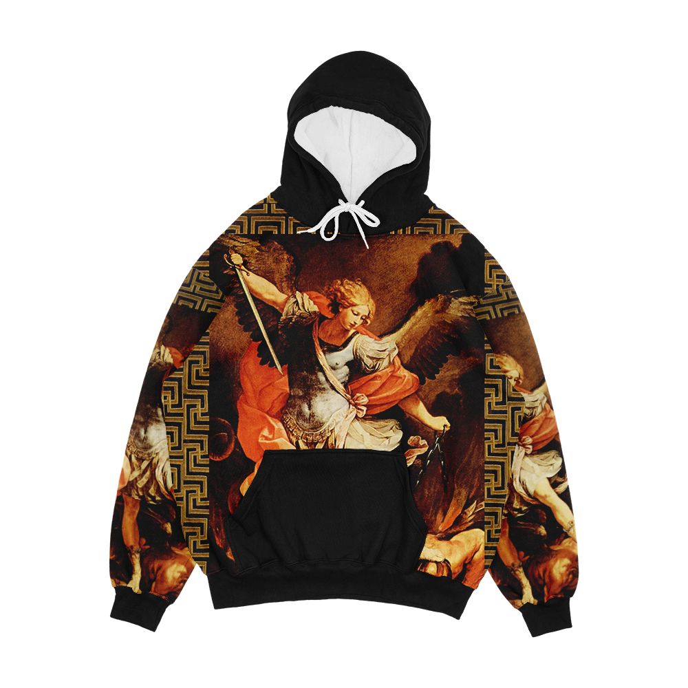 St Michael Archangel Men's All-Over-Print Hoodie