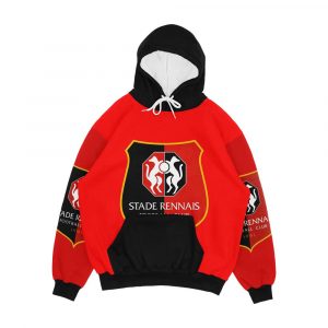 Stade Rennais Fc Men's All-Over-Print Hoodie