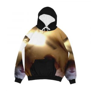 Staring Hamster Meme Men's All-Over-Print Hoodie