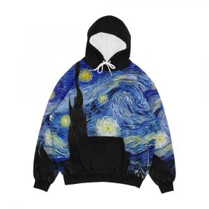 Starry Night Van Gogh Men's All-Over-Print Hoodie
