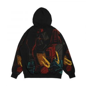 Alternative view of Starscream Sketch Men's All-Over-Print Hoodie