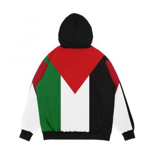 Alternative view of State Of Palestine Dawlat Filas n 2 Men's All-Over-Print Hoodie