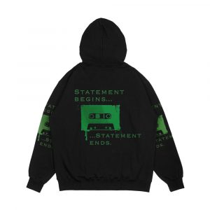 Alternative view of Statement Begins Statement Ends Men's All-Over-Print Hoodie