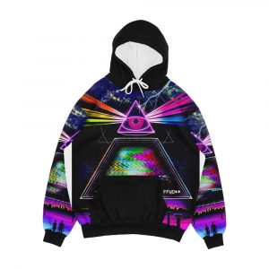 Static Intelligence Vhs 80S Retro Glitch Men's All-Over-Print Hoodie