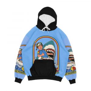 Stay Positive Men's All-Over-Print Hoodie