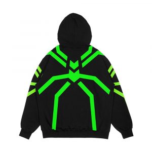 Alternative view of Stealth Spider Green Men's All-Over-Print Hoodie