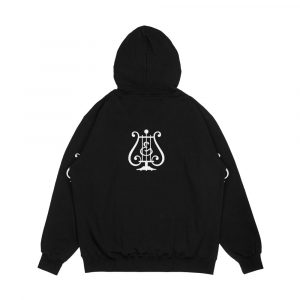 Alternative view of Steinway And Sons Piano Keyboards Brands Men's All-Over-Print Hoodie