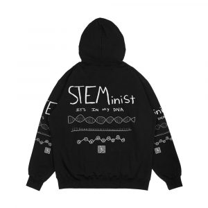 Alternative view of Steminist Design To Support Women In Science Conference In China Men's All-Over-Print Hoodie