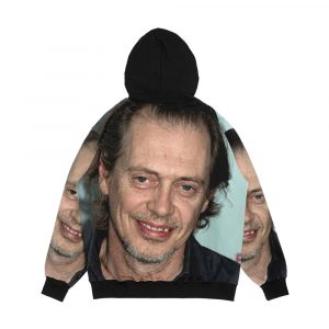 Alternative view of Steve Buscemi Men's All-Over-Print Hoodie