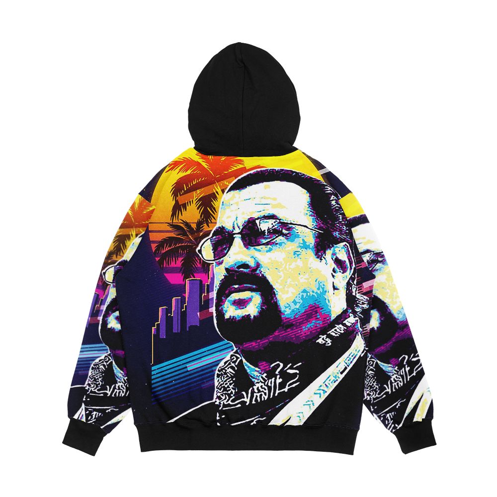 Steven Seagal Men's All-Over-Print Hoodie - Image 2