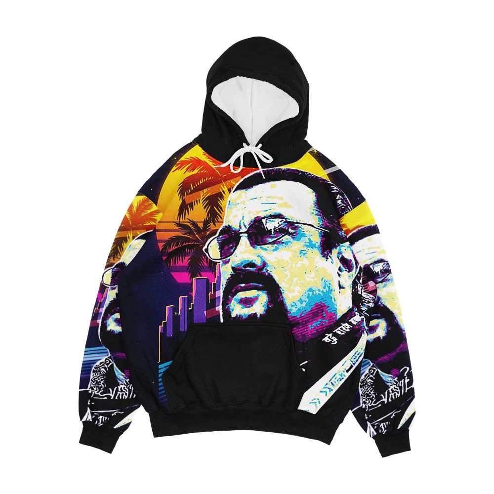 Steven Seagal Men's All-Over-Print Hoodie