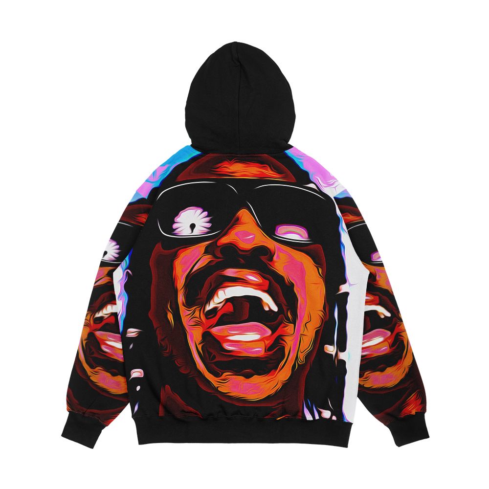 Stevie Wonder Men's All-Over-Print Hoodie - Image 2