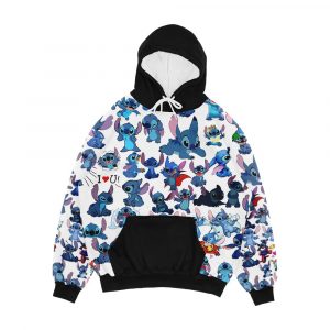 Stitch Men's All-Over-Print Hoodie