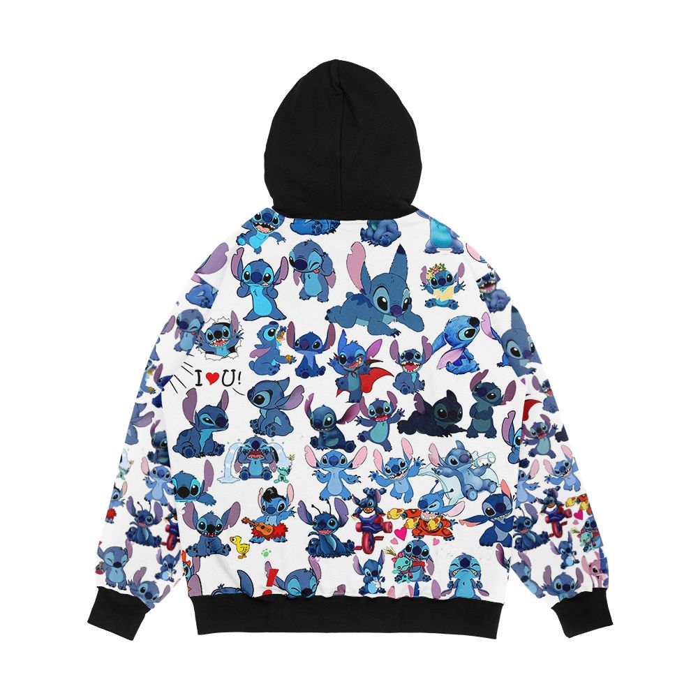 Stitch Men's All-Over-Print Hoodie - Image 2